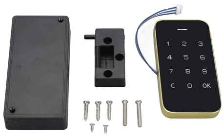 Cerradura Codificada Electrónica Digital, Cerradura de Puerta de Entrada sin Llave, Cerradura de Contraseña de Pantalla Táctil, Cerraduras Inteligentes para Puerta Principal,