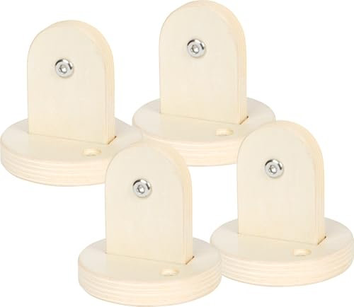 Small Foot Sprossenwand Adapter „Adventure“ aus Holz, 4-TLG, Bewegungsspielzeug für Kinder ab 2 Jahren, 12485