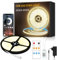 Yeewhale cob Led strip 10m,APP Steuerung,mit Fernbedienung,flexible Dimmbar COB LED band, DC24V 3000k Warmweiß LED Streifen, anwendbar auf Schlafzimmer, Raum,DIY Dekoration