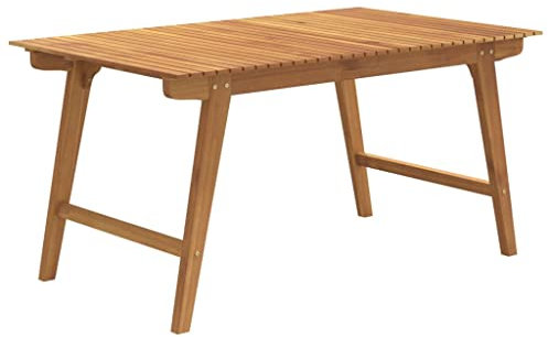 Gartentisch 150x90x75 cm Massivholz Akazie,363310