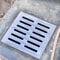 Entwässerungsrinne Drainagegrabenabdeckung Aus Edelstahl, Quadratisches Abflussgitter Für Auffangbecken Mit Rahmen/Brunnenabdeckungen Für Dekorative Zwecke Im Hof, 10 20 30 40 50 60 Cm Langes Regenwas