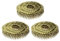uxcell 1200 Count Siding Nails 1 x 0.083 15-Degree Ring Shank Full Round Head Collated Wire Coil for Lath and Sheathing Materials
