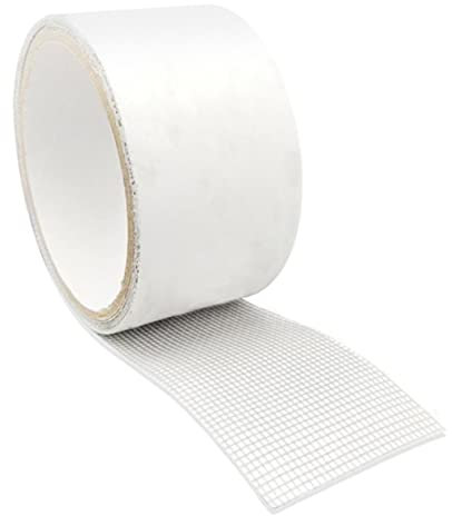 A2ZWORLD Nastro Ripara Zanzariere Adesivo, Nastro Adesivo di Riparazione per Zanzariere (Bianco, 50mmX2mt)