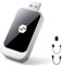 WILLONG Wireless Auto & Carplay Wireless Adapter, Wireless 2 in 1 Konvertieren Wired Auto/Carplay in kabellos Unterstützung OTA, Typ-C/USB Plug & Play, CarPlay-Autoadapter für iOS