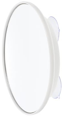 EUTYRG Espejo de Maquillaje con Ventosa, Espejo cosmético agrandado, Espejo Redondo, decoración de Cara pequeña 10x, Espejo Plateado