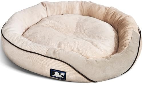 Hundebett [orthopädisch] - Hundesofa für kleine, mittelgroße & große Hunde | waschbar, rutschfest ergonomisch | Hundekorb, Haustier Schlafplätze & Möbel, Dog Bed | Champ’s Nap (L)