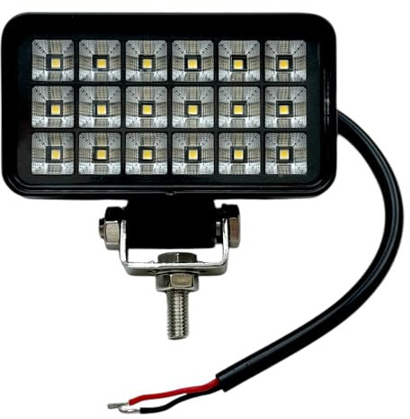 MelTruck 1x LED Arbeitsleuchte Arbeitsscheinwerfer mit Schalter für Traktor Bagger Offroad