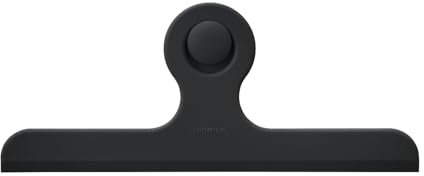 blomus Duschabzieher -KAPI- | Farbe Black | Duschwischer Schwarz | 11L x 27B cm | Fensterabzieher mit Wandhalterung aus Silikon