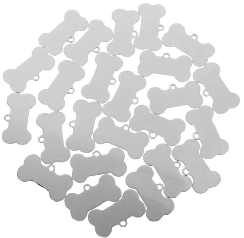 Angoily Placas De Identificación Personalizadas Acero Inoxidable Grabado Para Perros y Gatos