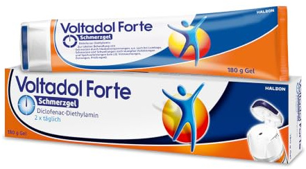 Voltadol Forte Schmerzgel mit Diclofenac, 180 g | Entzündungshemmend & schmerzlindernd für Gelenke & Muskeln, bis zu 12 Stunden Wirkung, sehr gut verträglich