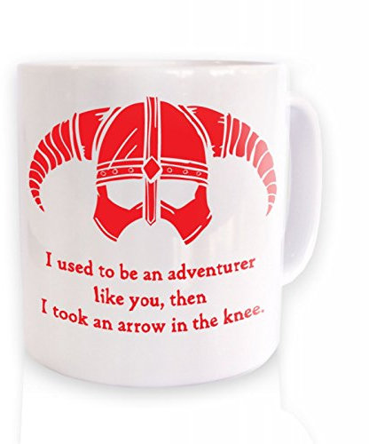 Arrow In The Knee (red Detail) Mug