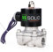 U.S. Solid 1/2 G 12V DC Edelstahl Magnetventil Direktgesteuert für Wasser Luft Gas Öl NC Stainless Steel Solenoid Valve