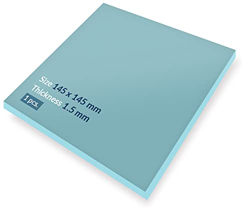 ARCTIC TP-2 (APT2560): Economic Thermal Pad, 145 x 145 x 1,5 mm (1 Pieza) - Pad Termico, Almohadilla térmica, excelente conducción del Calor, Baja dureza, Relleno Ideal de Huecos, fácil instalación -