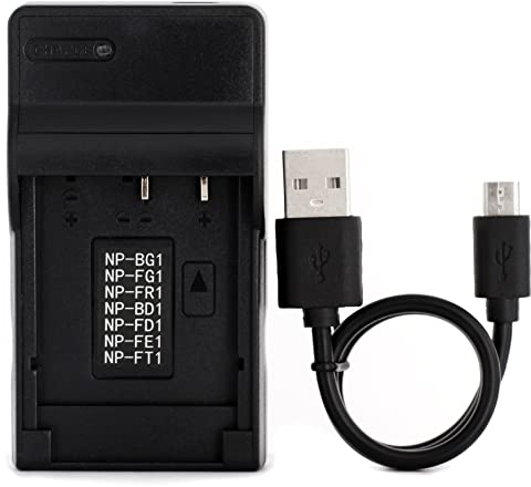 NP-FE1 USB Charger for Sony Cyber-shot DSC-T7, DSC-T7/B, DSC-T7/S Camera and More