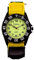 Entino Unisex-Sport-Armbanduhr Analoganzeige Japanisches Quarzwerk mit schwarzem Nylonband, E-NTS (Gelb)