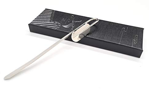 Lesezeichen Metall Klassisch und Elegant, als Deko in Schöner Geschenkbox, Buchzeichen ca. 14.2 cm lang