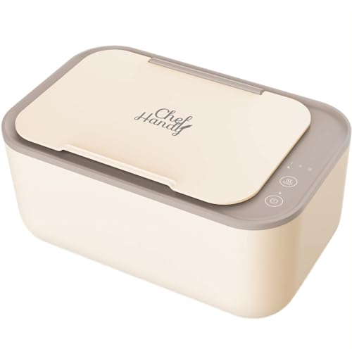CHEFHANDY Baby Wipe Warmer and Baby Wet Wipes Dispenser, Smart Precise Temperature Control Large Capacity Evenly Overall Heating Silence, Wipes Warmer for Babies Portable Wipe Warmer, Yellow
