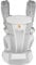 Ergobaby Omni Breeze Babytrage für Neugeborene ab Geburt bis 20kg, 4 Positionen SoftFlex Mesh Ergonomische Babybauchtrage Rückentrage Baby-Tragetasche, Pearl Grey