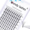 Pre Made Fan Eyelash Extensions 10D 0.07mm D Curl Mixed Length 8-14mm Premade Fans Eyelash Extension Middle Tap Premade Russian Volume Lashes Extensions(10d-0.07-d-mix8-14)
