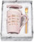 Joymaking Mug cadeau pour meilleure amie,Cadeau d'anniversaire personnalisé en marbre,Cadeau pour petite amie, Not Sisters By Blood But Sister By Heart, pour une amie,400 ml,Rose