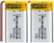 3.7V 500Mah 802035 Polymer Lithium Ion Battery for Mp3 Mp4 Toys Walkie Talkie Power Bank Camera Alarm Clock Voice Recorder Electric Toys-2 PCS