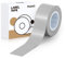MakeID Etikettenband 16 mm x 4 m, kompatibel MakeID L1/ Q1/ E1, selbstklebende Etiketten, wasserfest, Büro, Zuhause, Schule Milchstraße Grau