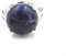 Reiki Heilkristall Ring Damen Einfacher Runder Naturstein Ring Achat Amethyst Lila Quarz Schmuck,Sodalith