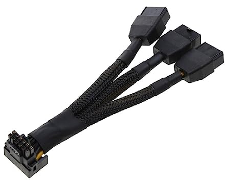 Adaptateur PCIE 5.0 3 x 8 broches vers 16 broches pour CPU RTX4090 RTX4080 12VHPWR Angle de 90 degrés vers 3 x 8 broches 4 x 8 broches Convertisseur 15 cm 3 x 8 broches 4 x 8 broches vers 16 broches