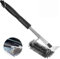 RUPECA Cepillo Barbacoa - Cepillo Parrilla Accesorios - 3 en 1 BBQ - Accesorios Barbacoa - Limpieza Barbacoa - Cerdas de Acero Inoxidable