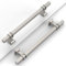 Coinkoly 10 Pack Brushed Satin Nickel Cabinet Handles 160MM Hole Centers Kitchen Cupboard Handles UK0012