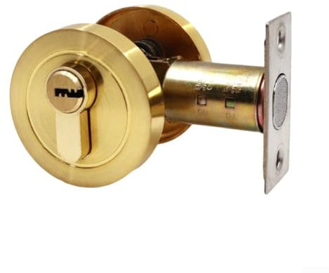 ZAMETTER Invisible Door Lock/hidden Lock/indoor Door Lock/auxiliary Lock/zinc Alloy Invisible Auxiliary Door Lock(gold)