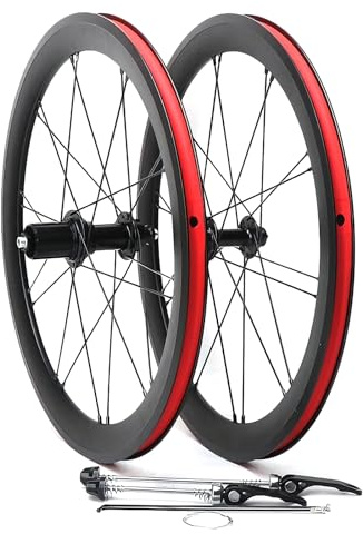 20 Zoll 406 BMX-Laufradsatz Schnellspanner Vorne 9 X 74mm Hinten 10 X 130mm Faltrad-Laufräder V-Brake 20H-Naben Für 7/8/9/10/11-fach-Kassetten