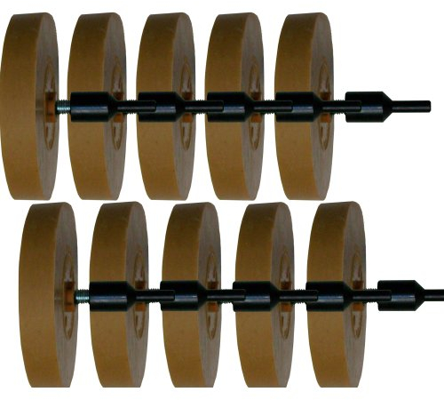 LudwigLacke Lackierzubehör 10 Zierstreifen Radierer Folienradierer mit Adapter 88mm