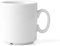Holst Porzellan BC 029 AR Kaffeebecher 0,29 L Robert stapelbar, weiß, 8.1 x 8.1 x 8.6 cm, 6er Pack