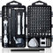 SHOWPIN Computer Reparatur Kit, 122 in 1 Laptop Schraubendreher Kit, Kleine Präzisions Schraubendreher Set, Mit Fall für iPhone,Laptop,PC,Computer,Ps4 DIY Handwerkzeuge -Grau