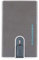 PIQUADRO Blue Square Porta carte di credito RFID pelle 6 cm