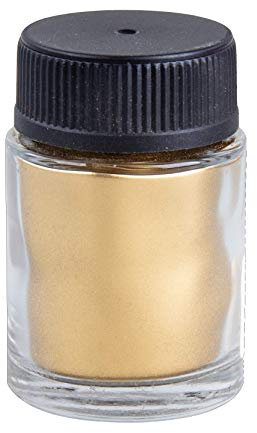 Rayher 35036616 Pigment en poudre, métallique doré, 1 pce., 20 ml, scintillant, Epoxy, peinture acrylique, pâtes de structure, vernis, arts créatifs