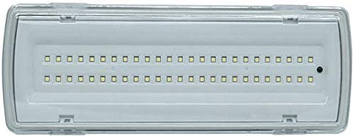 LAMPADA PLAFONIERA EMERGENZA 50 LED 4W 406LM INCASSO PARETE COMPLETA DI BATTERIA