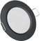 acegoo Einbauleuchte LED Einbaustrahler Spot 12V Downlight Flach Lampe Möbeleinbauleuchte für Wohnmobil Boot Wohnwagen Küche Bad Möbel Schrank, 3000K Schwarz 1 Stück