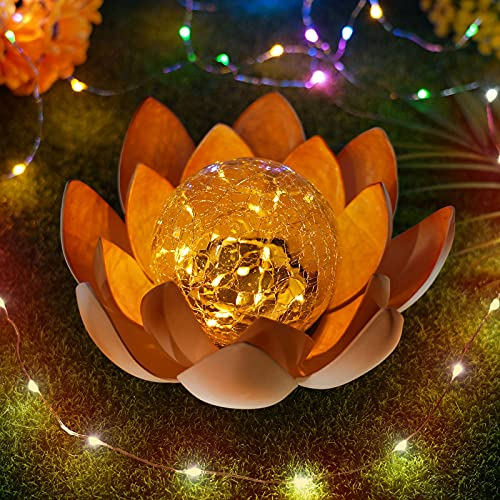 Lotus Solarlicht, Gelb/Grün Schwimmende Blume Nachtlampe, Schwimmende Blume Nachtlampe for Teich Schwimmbad Gartenzubehör for Garten Aquarium Hochzeit Innenhof Dekorationen
