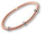 Elegano Sterling Silver 19cm Women’s Bracelet – Rose Gold Plated Rope Chain Cubic Zirconia Rings