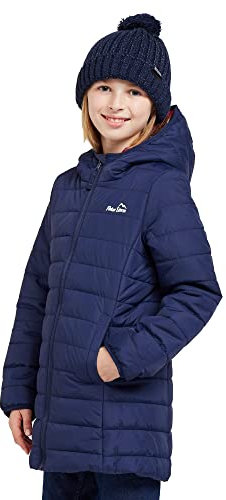 Peter Storm Kids' Blisco Long Insulated Jacket with Hood, Kids' Winter Coat, Children's Winter Coat, Outdoors, Trekking, Hiking and Walking Clothing, Navy, Age 11-12