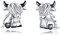 Hochland Kuh Ohrringe Sterling Silber Schottische Hochlandkuh Ohrstecker Ohrringe Highland Bull Tier Schmuck Geschenke für Damen