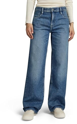 G-STAR Damen Judee Low Waist Loose Jeans Blau (Faded Harbor D22889-D436-D331) 26W / 32L
