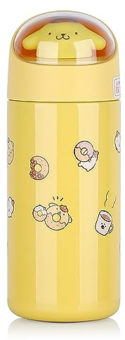 𝗖𝘂𝘁𝗲 𝗪𝗮𝘁𝗲𝗿 𝗕𝗼𝘁𝘁𝗹𝗲 𝗞𝗮𝘄𝗮𝗶𝗶 𝗔𝗻𝗶𝗺𝗲 Thermal Travel Mug Reusable Stainless Steel Adorable Insulated Bottle Hot or Cold Drinks