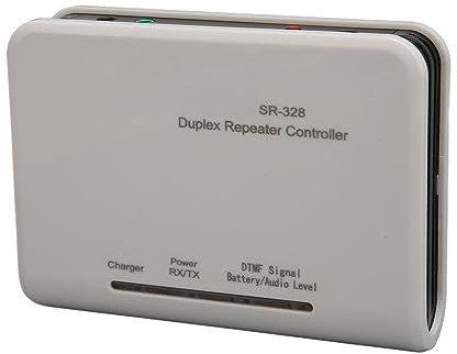 Controlador de Repetidor Dúplex de Radio Crossband, Controlador de Repetidor Walkie Talkie con 2 Cables de Enchufe de 46 K para Kenwood para Baofeng para WouXun para HYT para