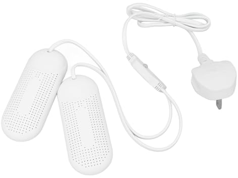 Shoe Dryer, Portable Shoe Dryer 3 Speed 360 Degree Drying High Temperature Resistance, Circular Design Porous Structure for Snowy Day (1600W UK Plug 220‑240V)
