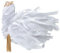 Granvoo 30 Stück Wedding Wands mit Glöckchen, Zauberstäbe Hochzeit Luftschlangen Weiß Spitze, Hochzeit Bänder, Stab mit Band, für Hochzeiten Geburtstage Partys Feiertagsfeiern Verwendet