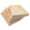 4 bloques de madera sin terminar para manualidades, tableros rectangulares de madera de 20 x 15 x 2,5 cm, bloques de madera en blanco para tallar, pintar y quemar