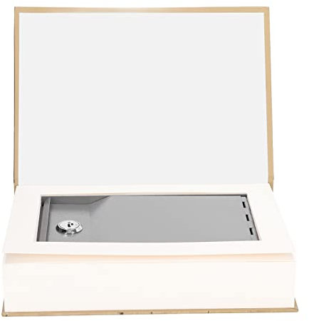 Buchsafe Buchsafe Mit Schlüssel Buchtresor Mit Schlüssel Schlüssel-Aufbewahrungsbox Für Echte Buchseiten, Sichere Umleitung, Simulation, 22 X 15 X 4,2 cm, Stabile Versteckung
